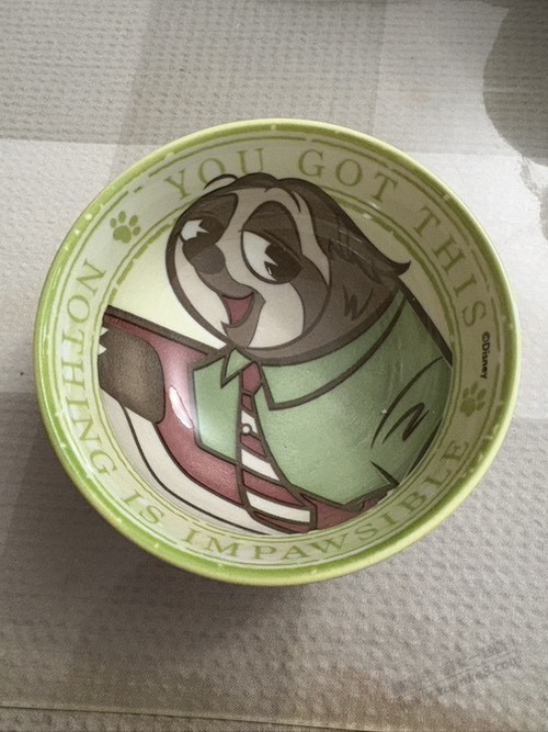 给大家看看小鱼糖种出来的疯狂动物城盲盒碗