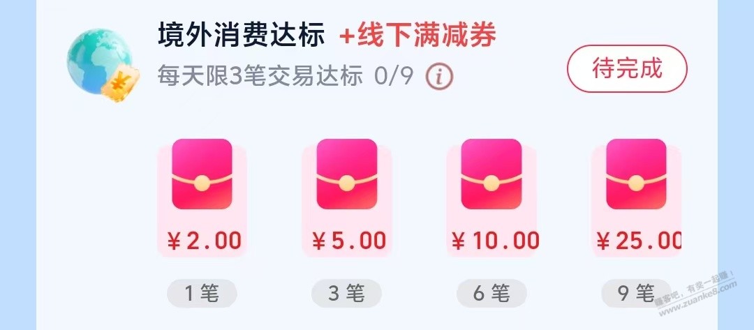这个境外消费有没有办法完成？大毛啊