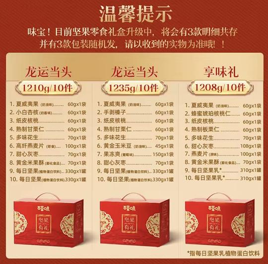 超糊弄💰15百草味1210g礼盒