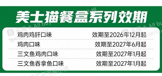 小鸟胃🐱入 美士餐盒低于3.5/盒