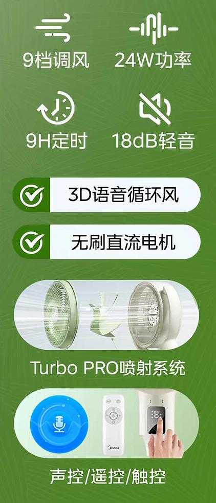美的空调循环扇26绿色款205左右（傻瓜作业）