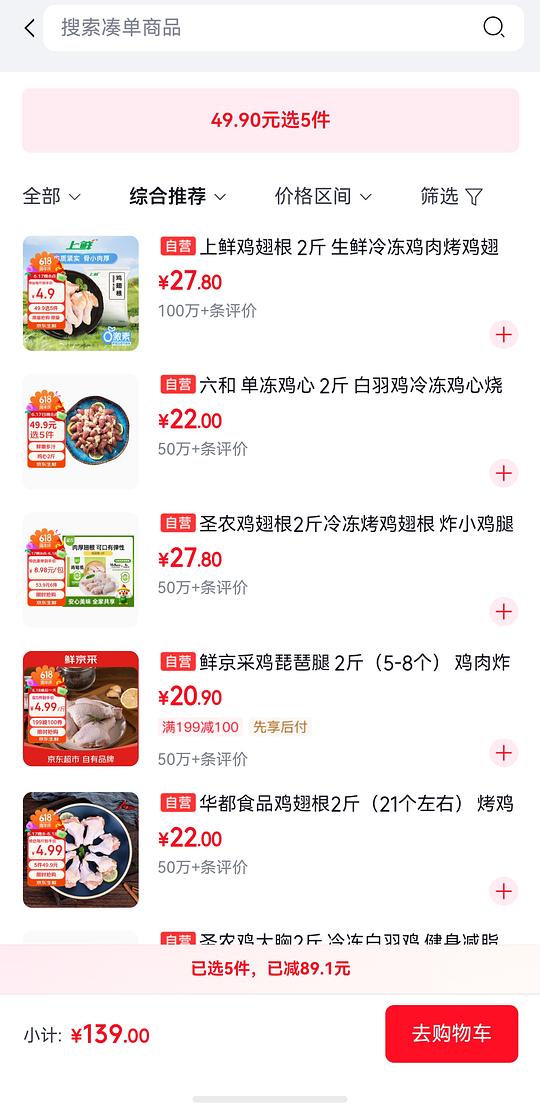 正大鸡小胸 4.64r一斤