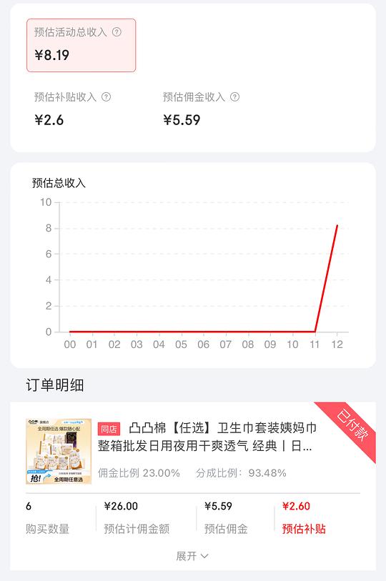 凸凸棉卫生巾24cm0.26r/片