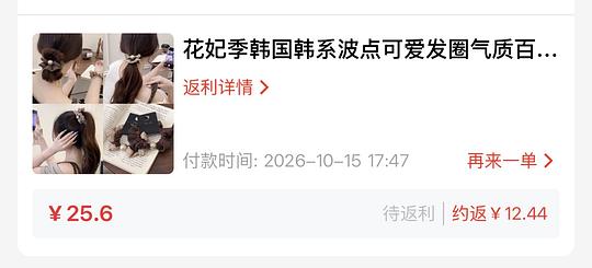 反薅4个韩系发圈，看起来挺漂亮～