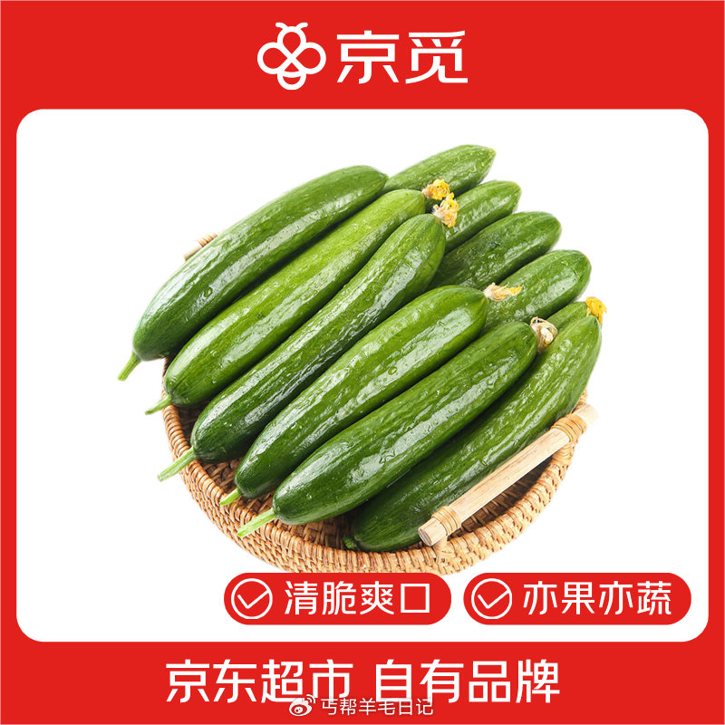 自营荷兰水果黄瓜净5斤💰13.8...