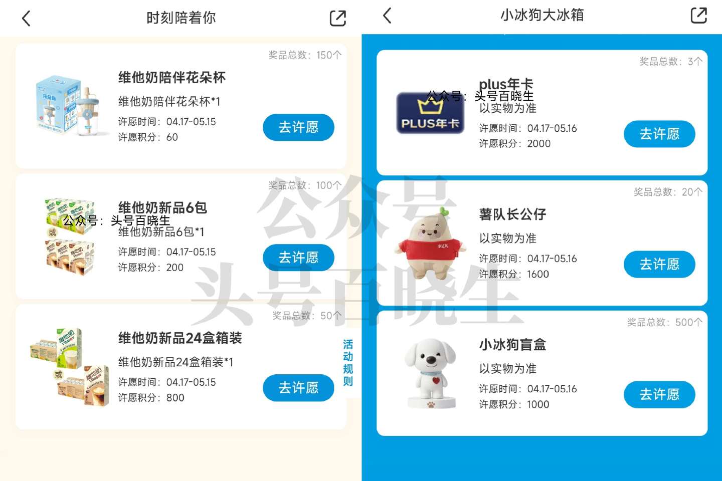 小虹薯两个积fen许愿抽实wu 感兴趣可参与 积fen都够满足哈 -- 1️⃣xhs搜: 小冰狗大冰...
