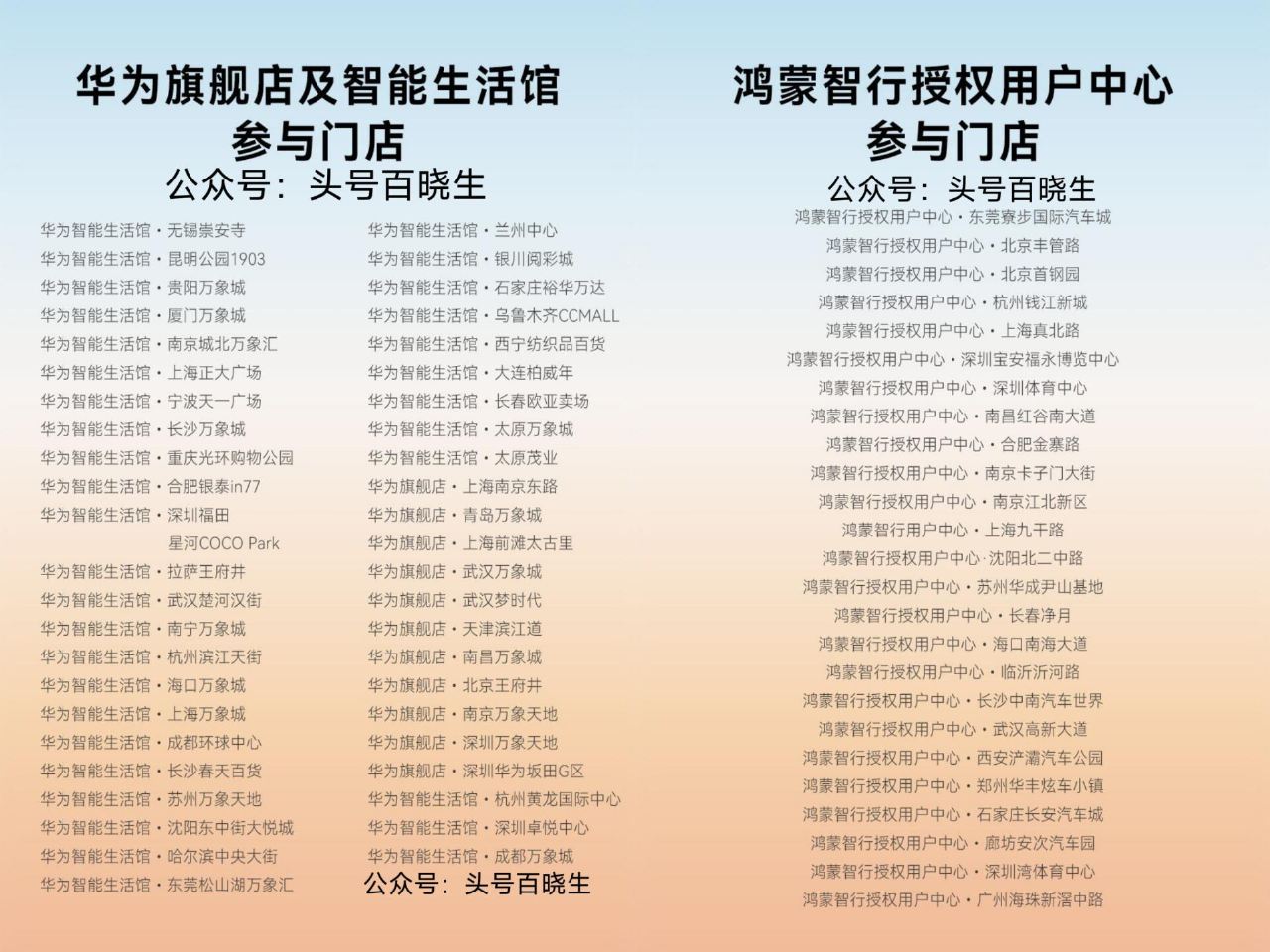 【华为到店兔费喝橘子海特调】 V打开 先去报名预约 ⏰21号-5.10号 每天17点-20点 需带一...