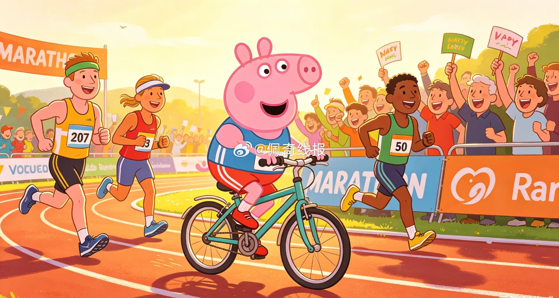 也就比我骑车快一点 ...