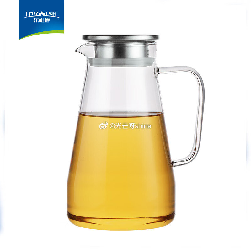 领5折券 乐唯诗 保温壶按压款米白1L送贴纸【12.9】 乐唯诗 乐雅叠叠杯斜纹透明 300m【4....