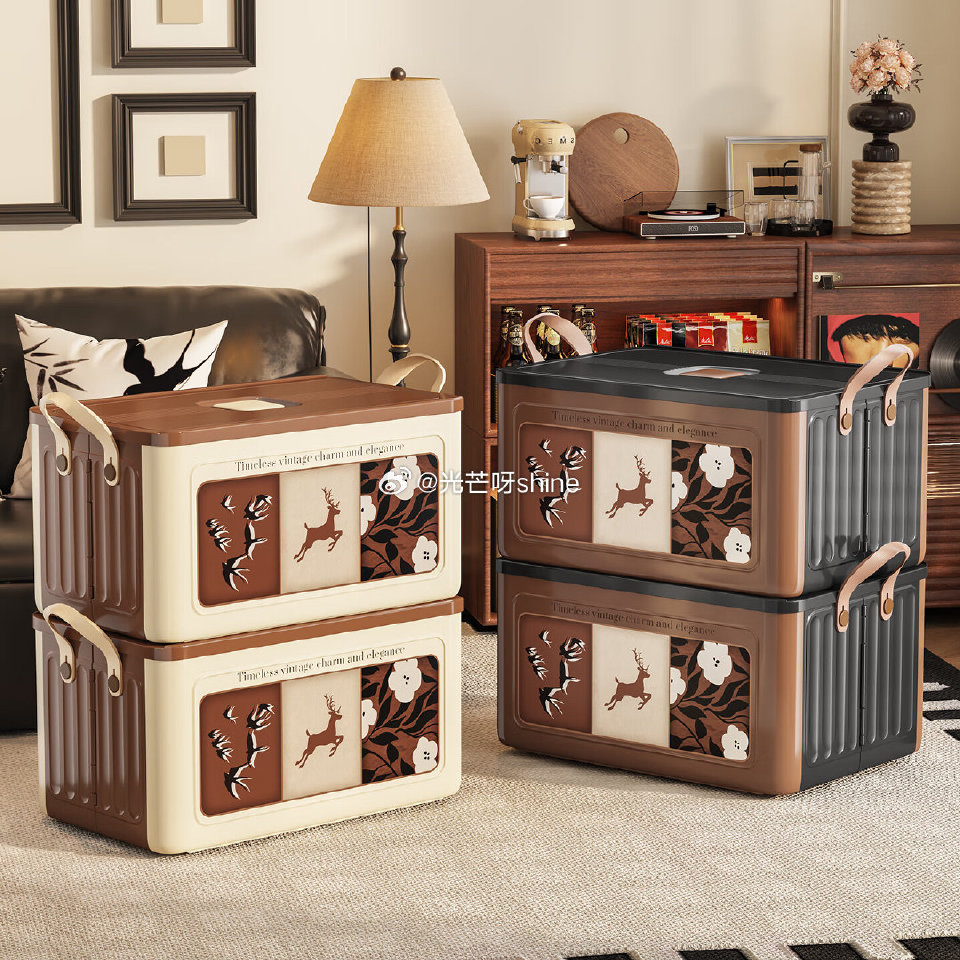 领5折券： 纳鸣 手提收纳箱 2个装【29】 纳鸣 儿童玩具收纳箱大号翻盖式【44】 纳鸣 零食小推...