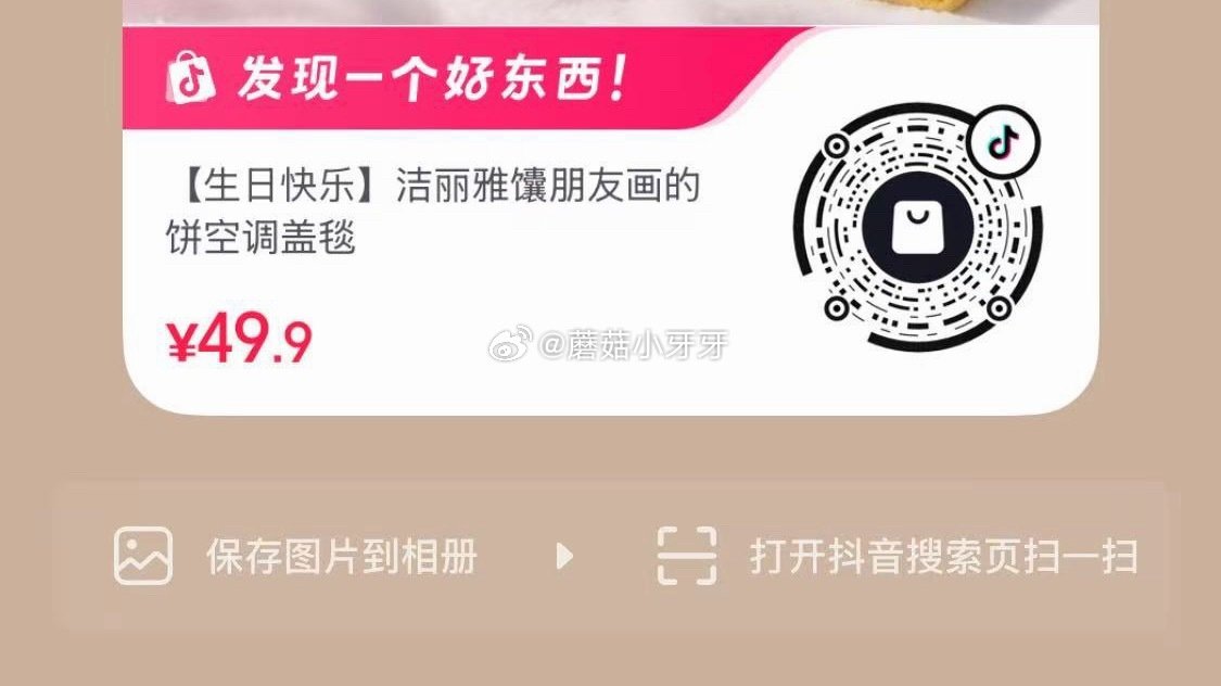 d y 这个看看需要么 洁丽雅馕朋友画的饼空调盖毯，9.9...