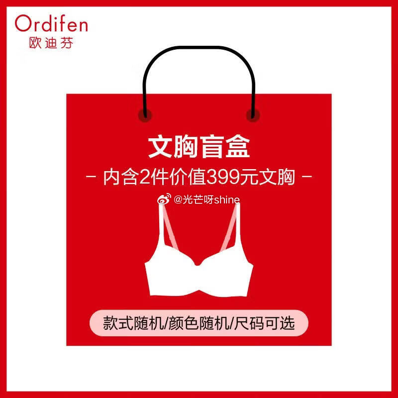 个护59-10： 欧迪芬 （Ordifen）福袋 含2件文胸 70A-85C全尺码段【46】...