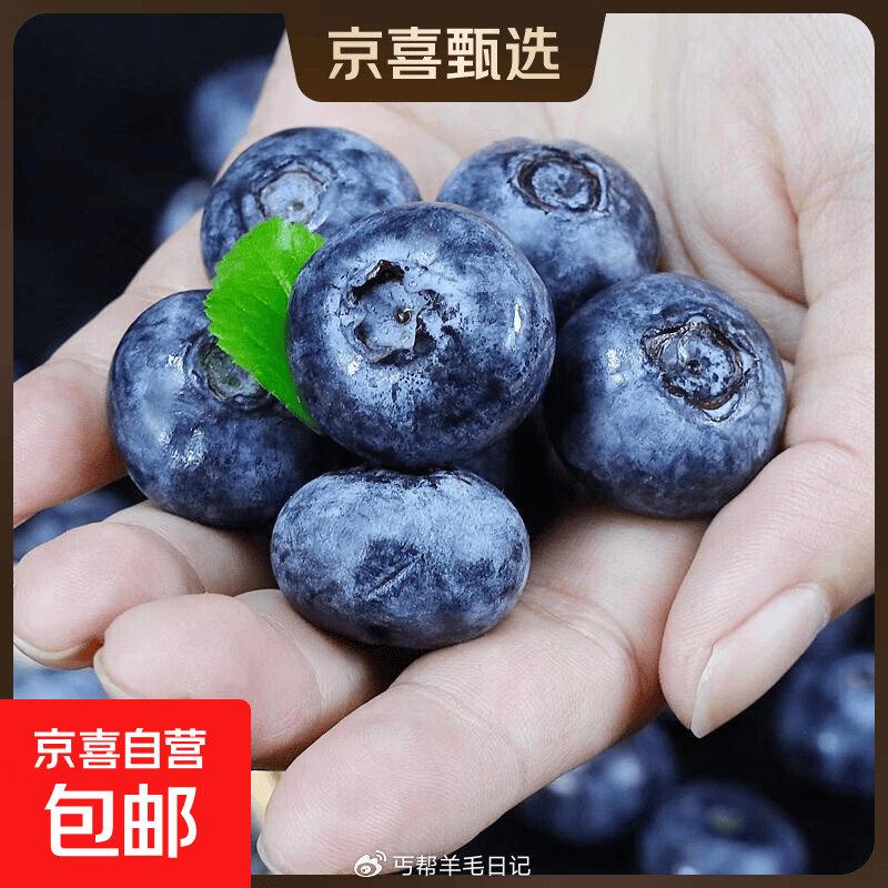 3块钱一盒蓝莓 ...
