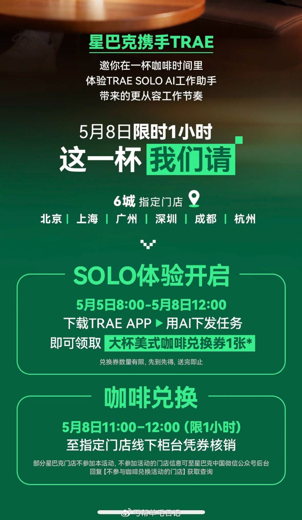 在星巴克如图六个城市北上广深成杭这几个地区如图感兴趣看看 ...