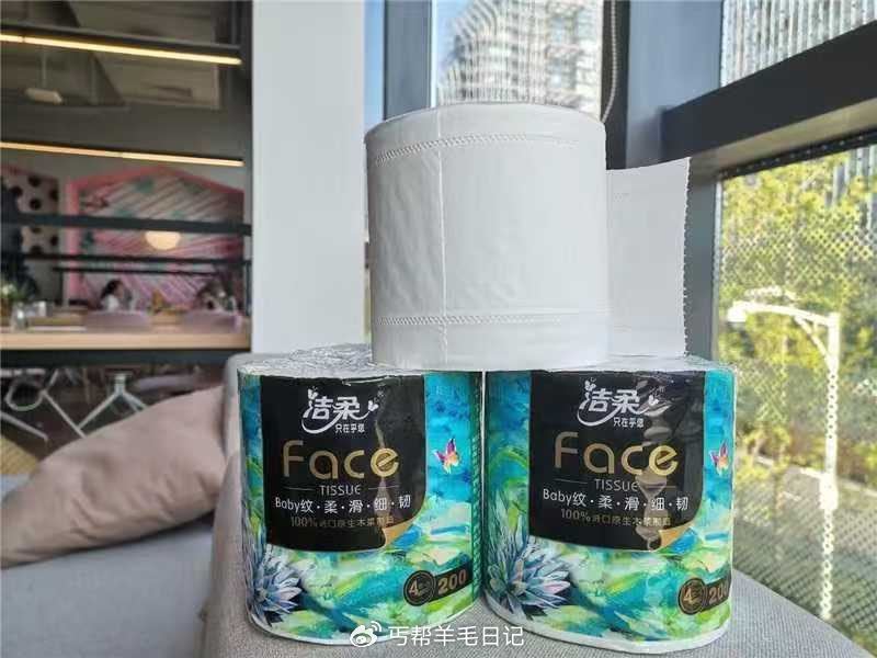 洁柔🧻降忦了❗❗折1.9💰/卷 洁柔 油画系列卷纸 4层200g*20卷 200g大克重 太划算了 ...