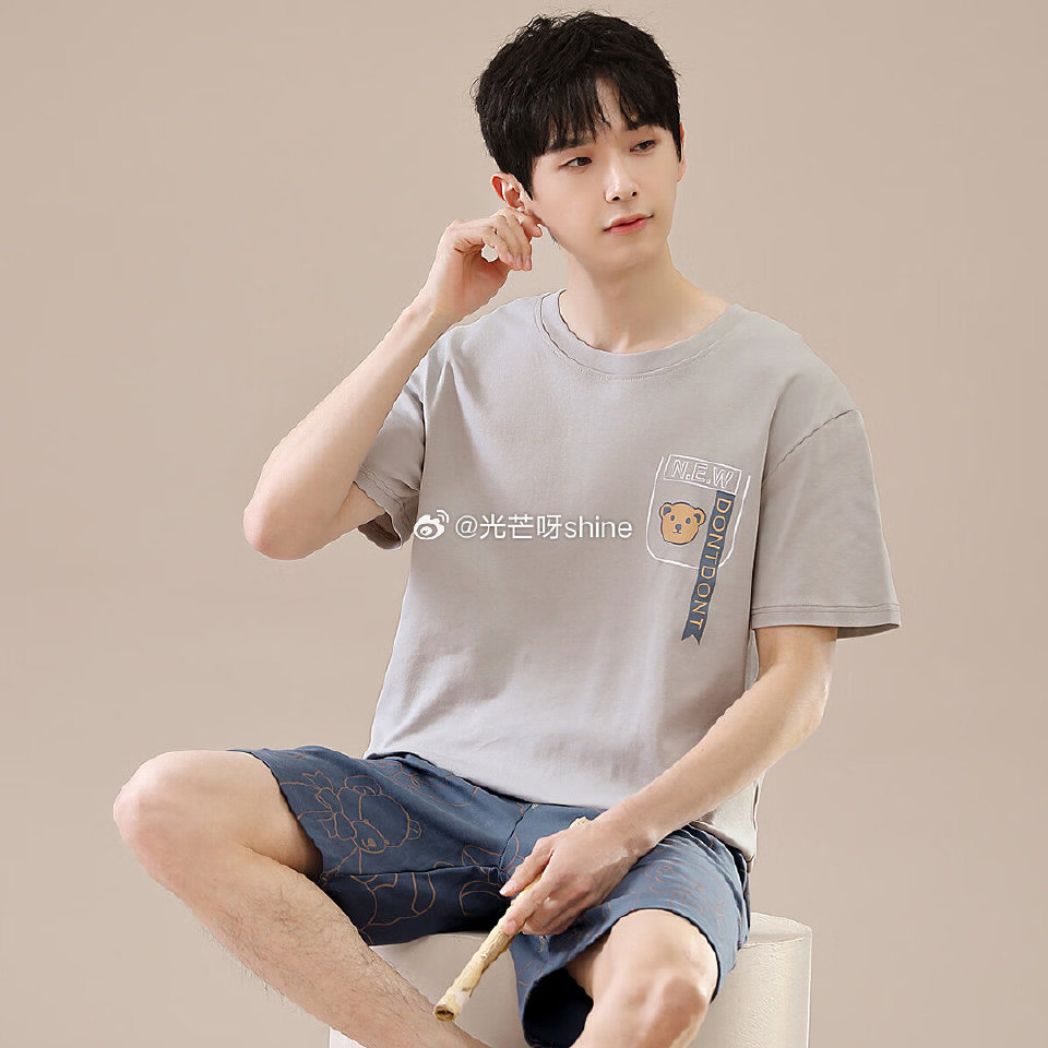 领278-219 香蜜闺秀  （GOSO）男士/女士 家居服短袖舒适可外穿睡衣套装，任选2套【59】...