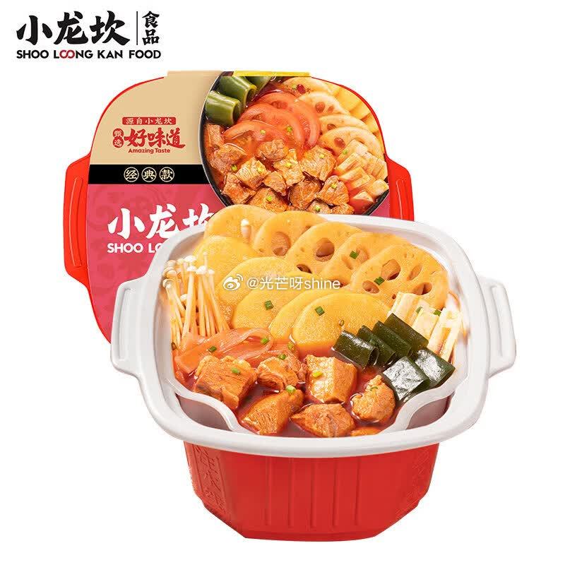 刚需，小龙坎 自热火锅懒人火锅 380g沸腾牛肉*2盒【29.9】 小龙坎 自热火锅 鸡翅牛肉418...